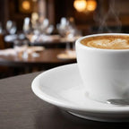 Tuxton China ALE-050 Demitasse Saucer, 5" Diameter, Round, Coupe,Microwave and Dishwasher Safe, Oven Proof, Fully Vitrified, TuxCare, Healthcare, Alaska/Colorado, Porcelain White, Pack of 36 - Image 5
