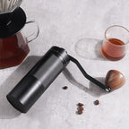 Manual Coffee Grinder, Adjustable Grinding 7 Point Burr Core Portable Hand Cranked Coffee Grinder, Bean Mill For Espresso, Drip Filter, French Press Filter - Image 5