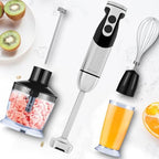 MEGAWISE 1000W Hand Blender,Multi-Attachment Immersion Blender with Chopper - Image 2
