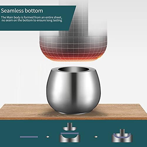 Heavy Duty Tea Kettle Stovetop Whistling Teakettle Teapot,seamless bottom, Stainless Steel 304, Brushed finish (4L) - Image 3