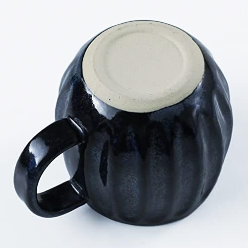 Asayu Japan Ceramic Coffee Pour Over Maker Set in Dark Navy Blue - Image 5