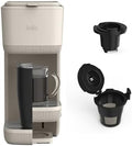 bella Single Serve Coffee Maker, K Cup & Coffee Ground Compatible, Oatmilk by bella