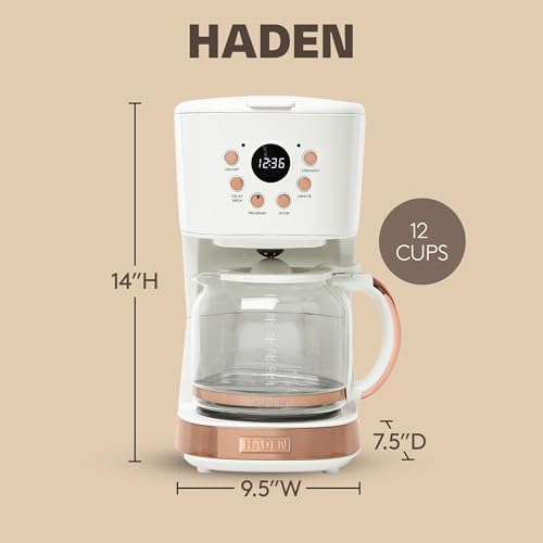 HADEN Coffee Machine, 12 Cup Programmable Drip Coffee Maker - Image 4