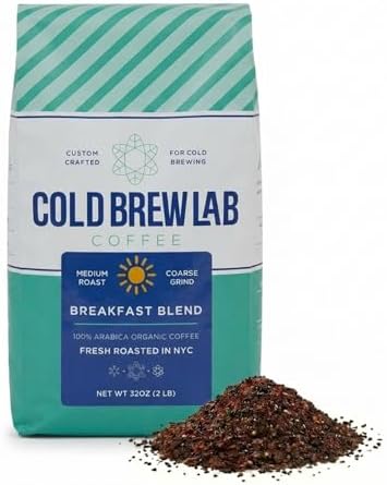 Cold Brew Organic Breakfast Blend Coffee, Medium Roast, Coarse Ground, 2 Lb - Image 3