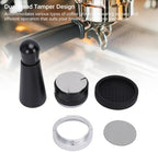 Luocute Espressos Accessories Kit, Coffee Distributor Tamper Leveler Tool Dosing Funnel Set, Double End Coffee Tamper Distributor Silicone Base Puck Screen Powder Dosing Rings Set (51mm) - Image 7