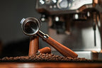 Pawa Bottomless Portafilter 54mm - Includes Filter Basket | Compatible with Breville Barista Express and 54mm Breville Machines (54mm Portafilter + WDT tool) - Image 4