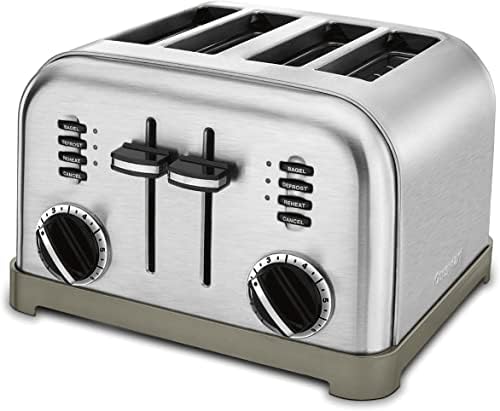Cuisinart CPT-180P1 Metal Classic 4-Slice Toaster, Brushed Stainless & Electric Kettle, 1.7-Liter Capacity, Cordless 1500-Watts for Fast Heat Up, Stay Cool Non-Slip Handle, Stainless Steel, CPK-17P1 - Image 4