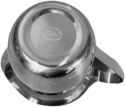 Rattleware 8oz Brew Pitcher Stainless Steel Milk Frothing Pitcher, Set of 6 - Image 7