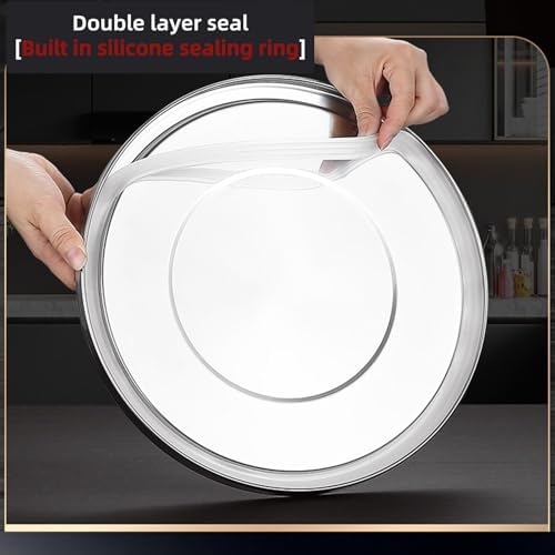 Stainless Steel Airtight Food Storage container with Lid for Pantry Kitchen - Image 5