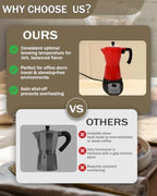 Electric Moka Pot with Detachable Base 6 Cup Espresso Maker - Image 5