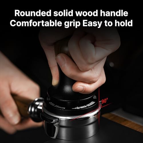 FLEXMAN 30Lbs Flat Base Coffee Tamper, Stainless Steel Constant Pressure Calibrated Spring Loaded Tamper with Sound Feedback, Self Adjustable Depth Auto Reset Espresso Tamper (53mm) - Image 3