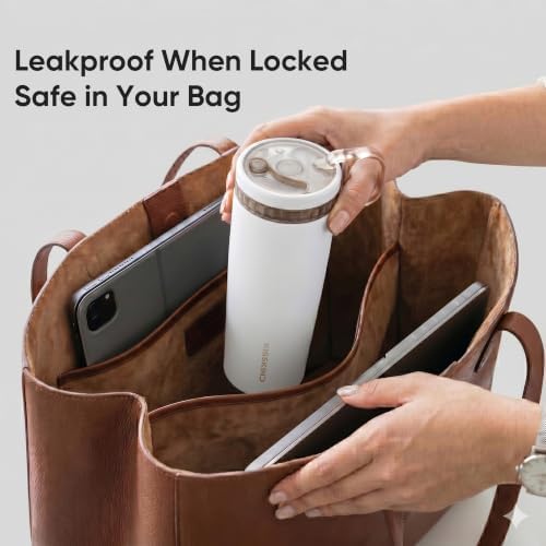 KISSKIND Leakproof Iced Coffee Tumbler 20 oz, Insulated Ceramic Lined Cup - Image 5