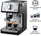 De'Longhi 15-Bar Pump Espresso Machine with Milk Frother & Temperature Control - Compact Home Barista Coffee Maker for Espresso, Latte, Cappuccino & Iced Coffee, Easy to Clean Design - Image 2