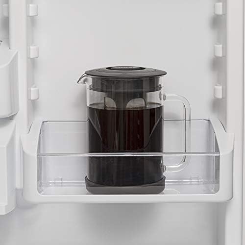 Primula Pace Cold Brew Iced Coffee Maker with Durable Glass Pitcher and Airtight Lid, Dishwasher Safe, Perfect 6 Cup Size, 1.6 Qt, Black - Image 5