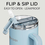 YOGI 30oz Tumbler with Straw - Cielo - Image 5