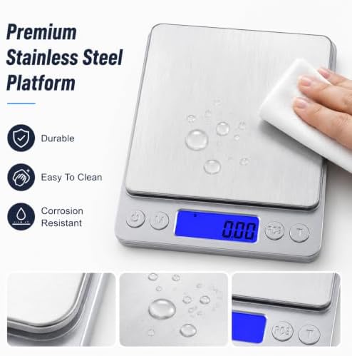 1kg/0.01g High Accuracy Digital Gram Scale Coin Scale to Weigh Coins - Image 5