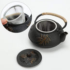 Tea Kettle Tea Kettle Cast Iron Teapot Infuser Strainer Chinese with Stainless Steel Filter Teapots - Image 3