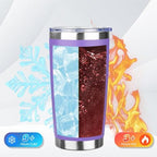 DIW 20oz Insulated Tumbler Bulk Travel Coffee Mug with Lid(Purple,6 Pack) - Image 4