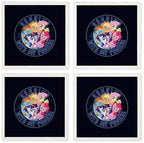 CafePress My Little Pony Hanging With My Ponies Tumbled Stone - Set of 4 Coasters Set of 4 by CafePress