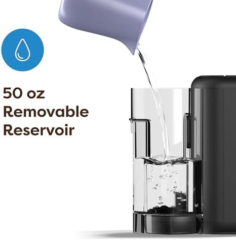 Keurig K-Mini Mate Plus Single-Serve K-Cup Pod Coffee Maker, Compact, 3 Cup Sizes, Brew Over Ice and Strong Button Features, 50 oz Removable Reservoir, Matte Black - Image 5