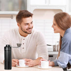 Black Portable Manual Coffee Grinder, with Stainless Steel CNC40 Conical Burr, - Image 7