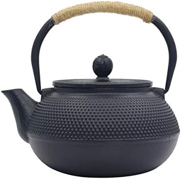tetsubin Cast iron Tea Kettle workshop Healthy japanese Tea pot with Stainless Steel Infuser（30.4oz） by Unknown