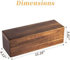 Acacia Wood Tea Bag Organizer with Compartments - Image 3