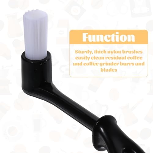 Espresso Machine Cleaning Brush Kit 2 Pieces Coffee Cleaning Brush with Spoon for Coffee Grinder - Image 3