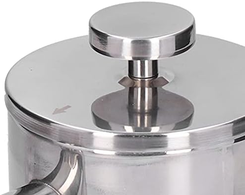 Gavigain French Press Coffee Maker, Stainless Steel French Press Coffee Maker Double Wall Metal Insulation Coffee Press & Tea Brewer for Good Coffee and Tea Home Office (1000ml) - Image 6