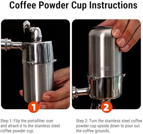 banapoy Electric Conical Burr Coffee Grinder, Rechargeable Anti Static Coffee Bean Grinder with 60 Step Grind Settings & 5-98s Timer for Drip French Press Moka Pots (685 Apricot) - Image 3