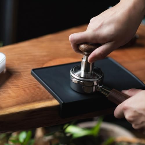 Espresso Tamping Mat By Barista Basics I 6" x 8" x 2" Inch Food Safe NBR Rubber Coffee Tamper Mat I Portafilter Mat For Baristas I Coffee Tamp Mat I Waterproof, Heat Resistant Tamping Pad - Image 4