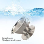 316 Stainless Steel Pour Over Coffee Dripper with 300 Mesh Filter Portable Reusable Cone for Travel Camping Brewing Tea - Image 5