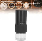 Portable Electric Coffee Grinder Adjustable USB Charging Ceramic Conical Burr Coffee Bean Grinder for Home Travel Camping Office - Image 6