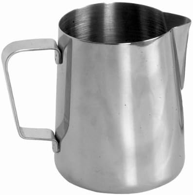 Frothing Milk Pitcher, Stainless Steel, Mirror Finish, Barware (12 PC, 20 oz) - Image 2