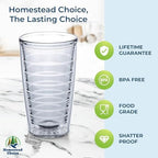 Insulated Tumblers Plastic 16oz 4pack - Keeps Drinks Cold & Hot - Image 3