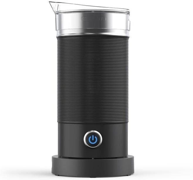 Milk bubbler Foam Chocolate Blender Cold/Hot Coffee Fully automatic milk heater Cool touch (Size : (0.5L, Color : M1A BK_US) by ASMEIR