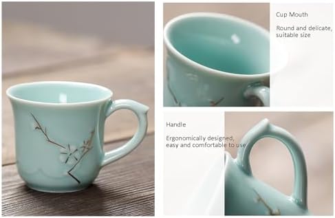 KEYDUACU Japanese Porcelain Gongfu Tea Set, Chinese Asian Style for Adults - Image 5