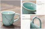 KEYDUACU Japanese Porcelain Gongfu Tea Set, Chinese Asian Style for Adults - Image 5