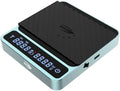 IKAPE Digital Coffee Scale, Premium Aluminium Espresso Scales with Timer, 2kg/0.1g High Precision Rechargeable Drip Espresso Scale with Tare Function, LED Display(Green) by IKAPE