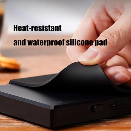 Rechargeable Small Coffee Scale with Timers Portable Digital Kitchen High Precisions 5 Modes Drip Espresso with Automatic Timing - Image 4