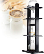 1000ml Cold Brew Drip Tower, Glass Coffee Dripper Maker, Slow Drip Japanese Cold Brew Maker, Detachable Glass Cold Brew Maker with Reusable Drip Filter, Coffee Lover by ZXSYYDS
