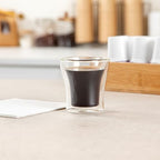 Restaurantware Espresso Shot Glasses 12 Case 3.38 Ounce Double Wall Insulated Borosilicate Glass Clear For Hot And Cold Beverages - Image 4