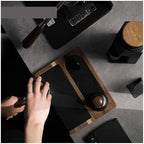 Coffee Tamping Station Wooden Silicone Espresso Tamper Mat for 51-58mm Home Barista Coffee Accessories - Image 6