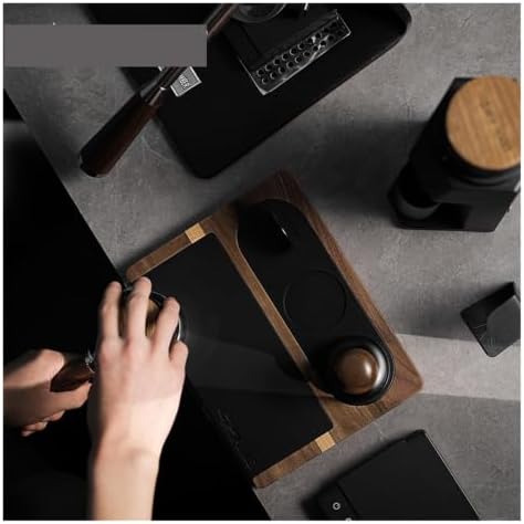 Coffee Tamping Station Wooden Silicone Espresso Tamper Mat for 51-58mm Home Barista Coffee Accessories - Image 6
