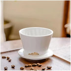 Ceramic Filter Cup Hand Brewed Coffee Flat Bottom Household Utensils - Image 5