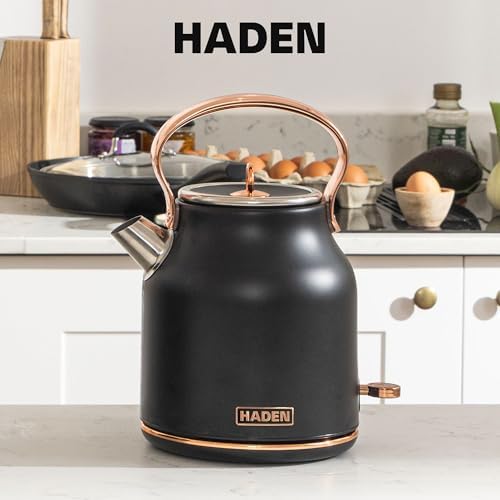 Haden Heritage 1.7 Liter Stainless Steel Electric Kettle, Hot Water Kettle - Image 6