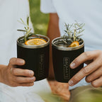 BrüMate Rocks - 12oz 100% Leak-Proof Insulated Lowball Cocktail & Whiskey Tumbler - Double Wall Vacuum Stainless Steel - Shatterproof - Camping & Travel Tumbler & Cocktail Glass (Aqua) - Image 4