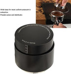TANIQIACA 51mm 3 in 1 Constant Spring Pressure Coffee Tamper Built in WDT Distribution Needle Threaded Base Aluminum Alloy Espresso Press Tool (Waffle Base 51mm / 2.01in) - Image 5