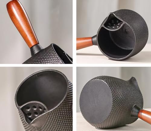 Cast Iron Teapot Stovetop Tea Pourer Milk Pot Milk Steamer 20 Ounce - Image 2