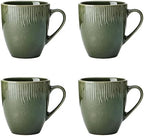 MIKASA Jardin 4pc Stoneware Mug Set, 420ml, Gift Boxed by Mikasa